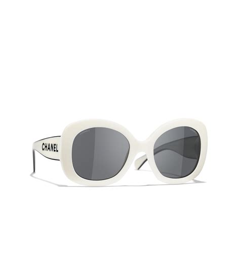 chanel frameless sunglasses|chanel sunglasses with white trim.